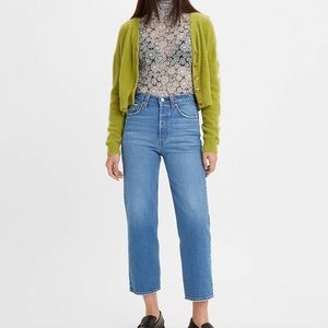 Levi Ribcage straight ankle jeans